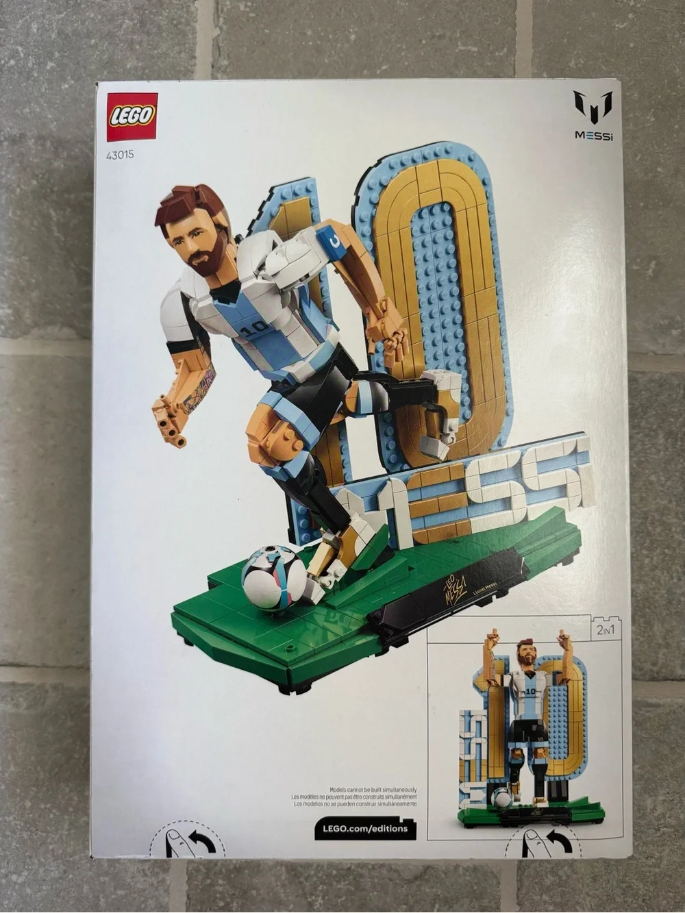 LEGO Editions Lionel Messi 43015 Building Kit (958 Pieces)